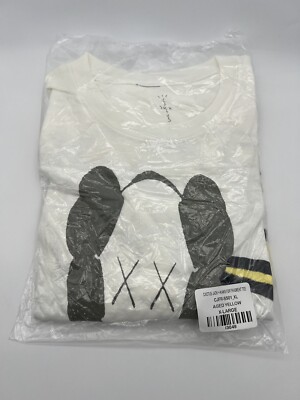 Travis Scott Cactus Jack x KAWS For Fragment Tee T Shirt Size XL Sealed New