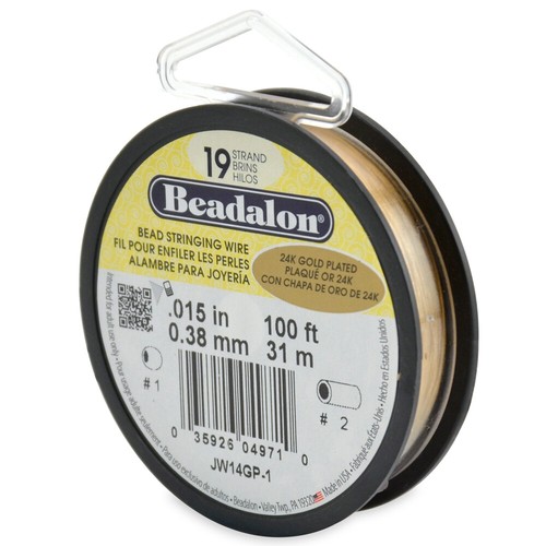 Beadalon® 19 Strand Bead Stringing Wire, many colors and sizes Made in USA - Picture 17 of 36