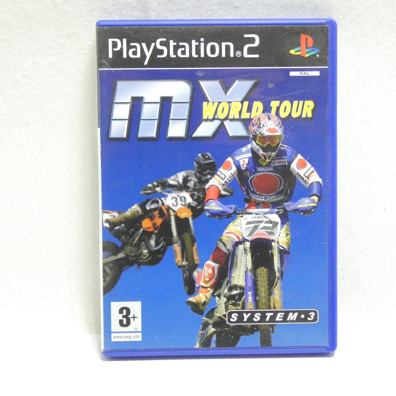 MX WORLD TOUR SANS NOTICE FRA COURSES MOTO CROSS JEU CONSOLE PS2 PLAYSTATION 2