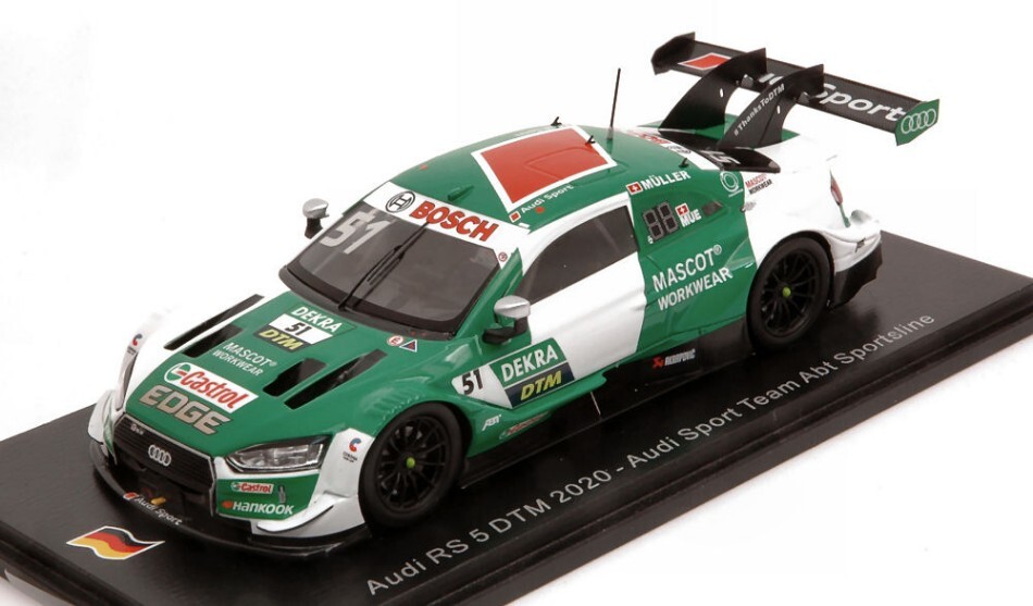 Modellino auto scala 1:43 Spark AUDI RS5 DTM 2020 MULLER racing modellismo