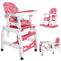 Baby Lunch Chair Safety 3in1 High Chair Table,chair Set Adjustable,rocking Chair Baby Lunch Chair Safety 3in1 High Chair Table,chair Set Adjustable,rocking Chair