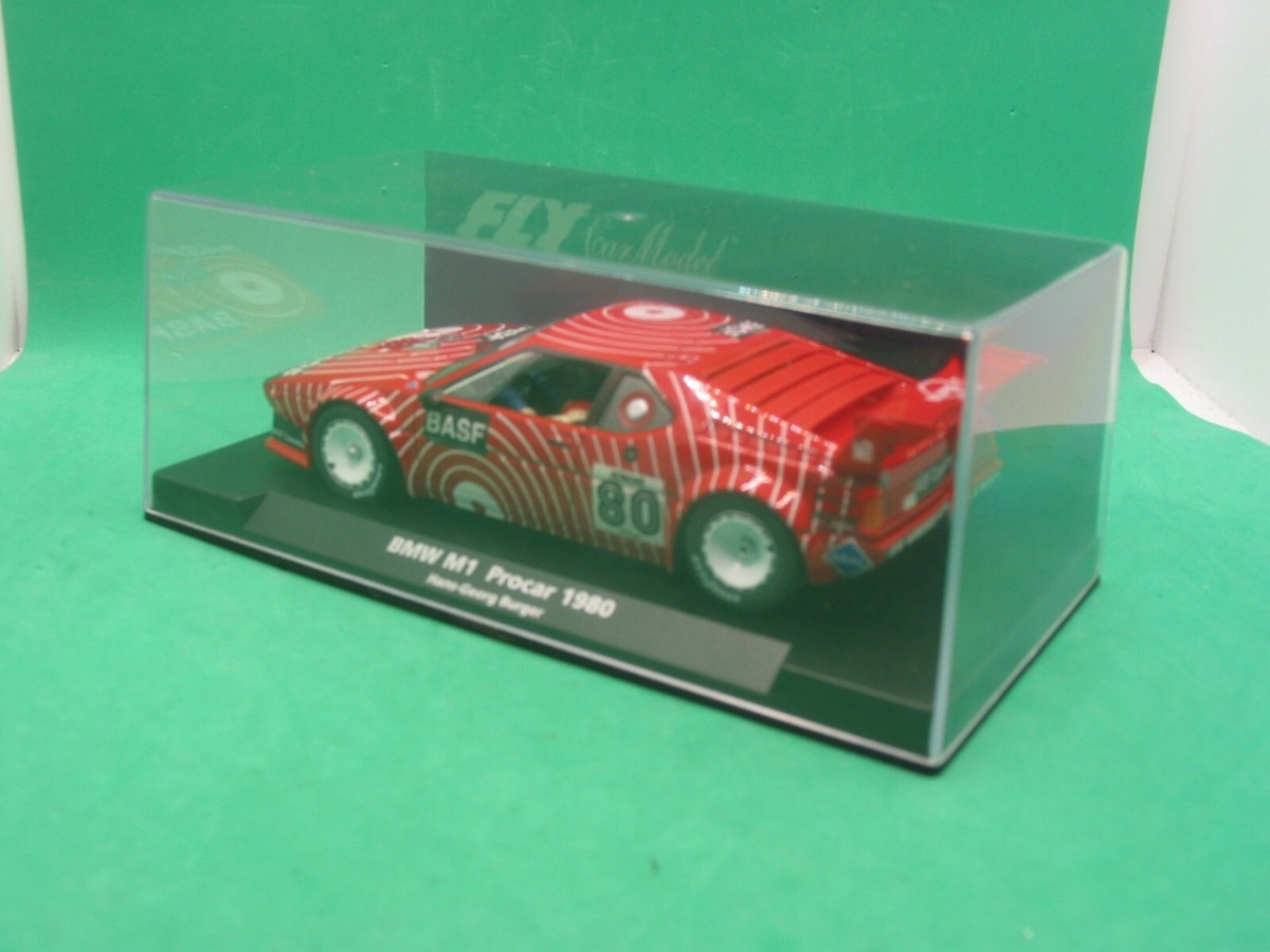 FLY SLOT A1301 BMW M1 PROCAR 1980 BASF #80 BNIB 1/32ND SLOT CAR