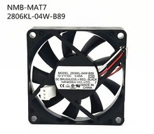 NMB-MAT7 2806KL-04W-B89 12V 0.65A 7cm 7015 CPU IBM 3-pin Server Fan