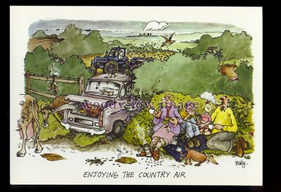 BES055 - Countryside - Enjoying the Country Air !!! - Besley Comic Postkarte