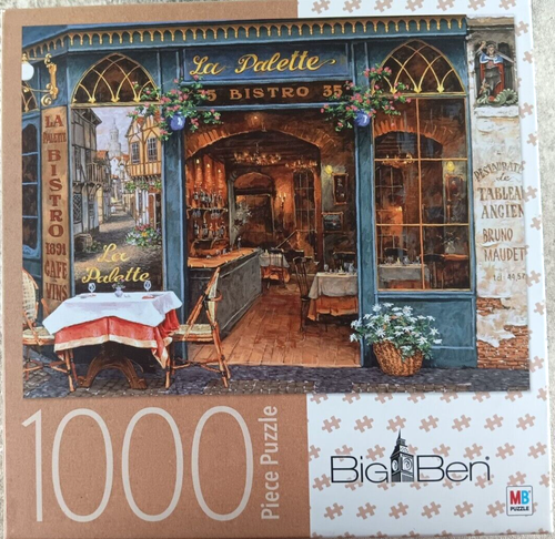 Paris Cafe La Palette 1000 Teile Puzzle Viktor Shvaiko Big Ben 2017 von MB