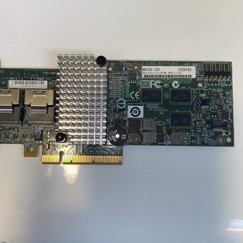 LSI MegaRAID SAS 256MB RAID Controller Card NEC N8103-130 with cables - Picture 8 of 8