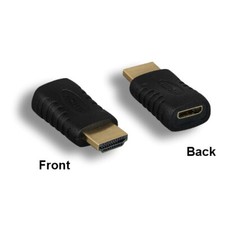 KNTK HDMI Male To Mini HDMI Female Adapter for Digital Camera Tablet Camcorder