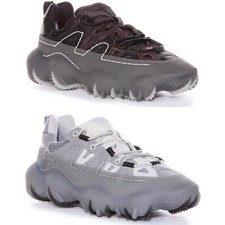 Diesel S-Prototype P1 Lace up Mens Sneaker In Black Grey US 7 - 13