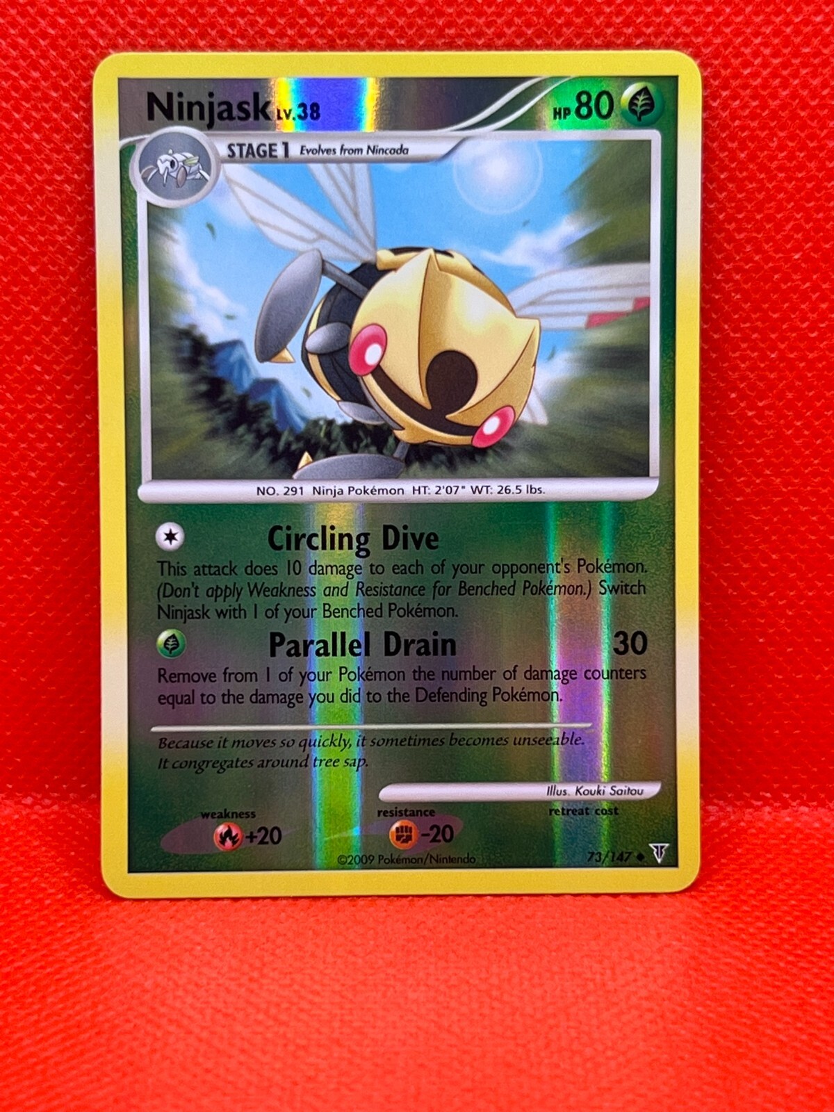 Ninjask - 73/147 - Uncommon Supreme Victors Pokémon Reverse Holo