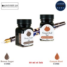 Monteverde 60ml Core Ink Bottle (30ml Brown Sugar, 30ml Canyon Rust)