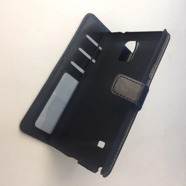 Samsung Galaxy Note 4 Fitted Leather Wallet Case Black LCWSB-SAMGNOTE4 Brand New - Image 3 of 3