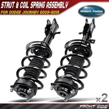 2x Front LH & RH Complete Strut & Coil Spring Assembly for Dodge Journey 09-19