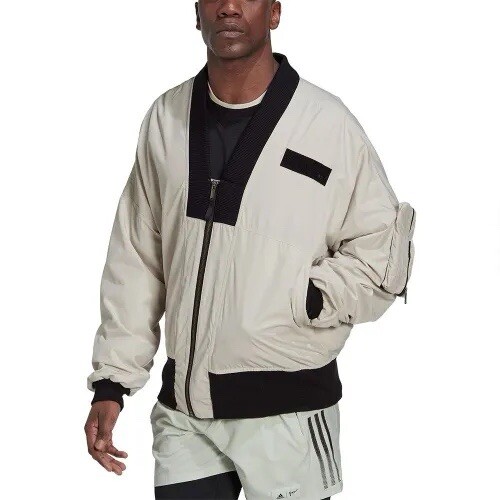 ジャケット・アウター adidas parley Bomber Jacket HT3408 M BE SZ M Adidas Originals Parley Bomber Jacket Aluminum HT3408