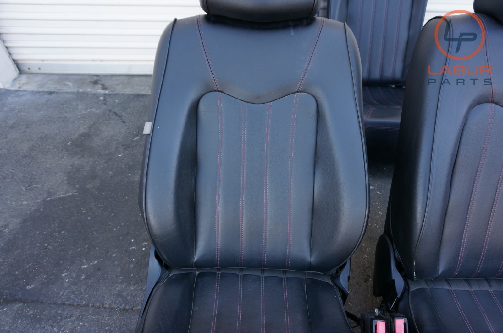 M139 03-08 Maserati Quattroporte Front & Rear Seats Seat Set Black S251