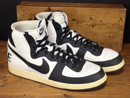 Vintage NIKE Terminator High Panda Basketball Shoes Men's 12.5 FD0394-030 EUC!