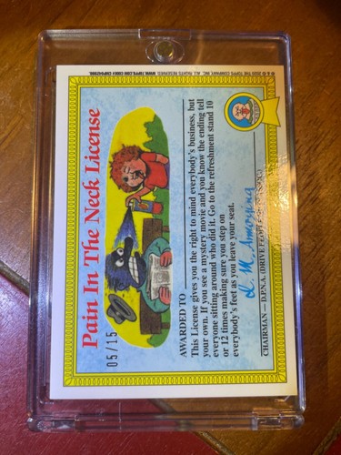 GARBAGE PAIL KIDS SAPPHIRE - Series 1 GPK - ORANGES - GOLDS - 🌈 Pick UR Card - Picture 60 of 68