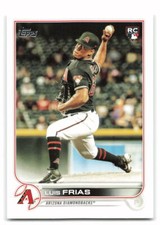 Luis Frias 2022 Topps BASEBALL #338 Arizona Diamondbacks