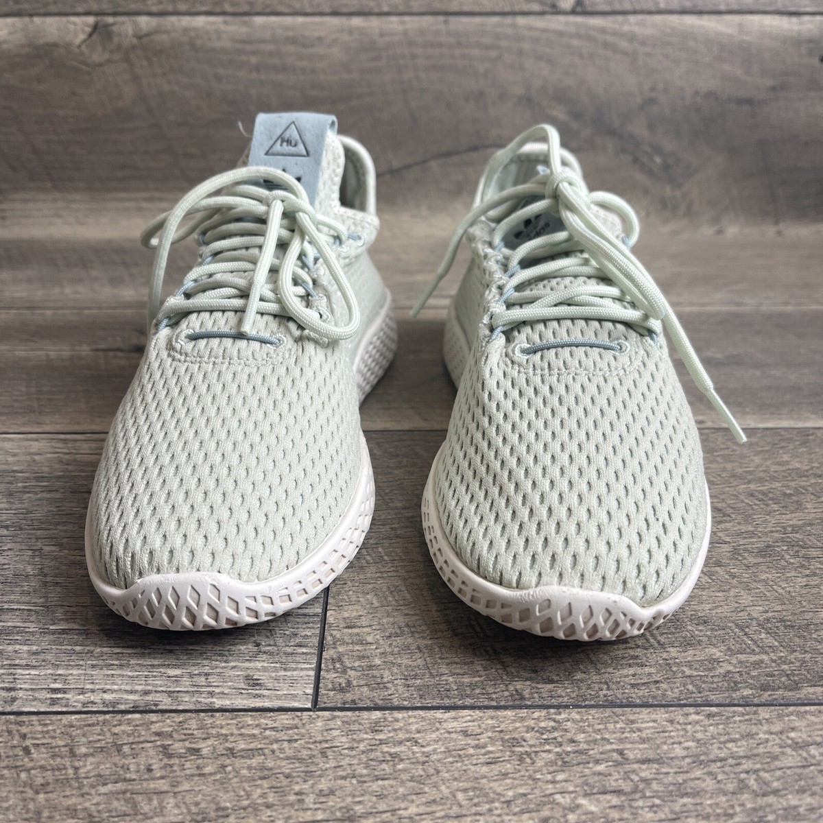 adidas‎ Tennis Hu Pharrell Williams ‘Linen Green’ Sneakers Men’s Size 11.5 Shoes Adidas Pharrell Williams HU Linen Green Tennis Shoes  main image 4