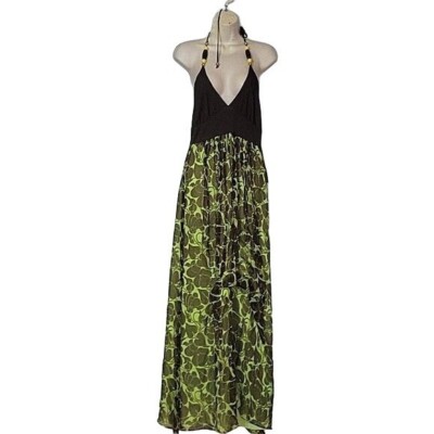 milly halter dress Milly Cabana Ava Cross Neck Striped Maxi Dress