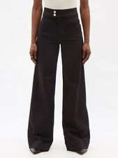 Brand New FRAME Le Pixie HARDY High Waist Wide Leg Jeans Inside Leg 31" All Size