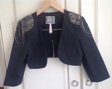 Lipsy Short Shoulder Detail Jacket ... Size 10
