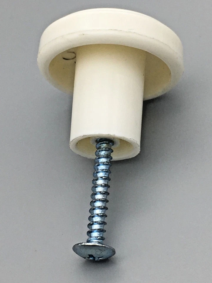 CREAM / MAGNOLIA KNOBS 32mm mushroom cupboard door cabinet drawer knob (471) - Image 3 of 4