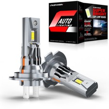 2Pcs 160W Xenon White H7 CSP LED Bulbs For BMW E46 DRL Fog Driving Lights