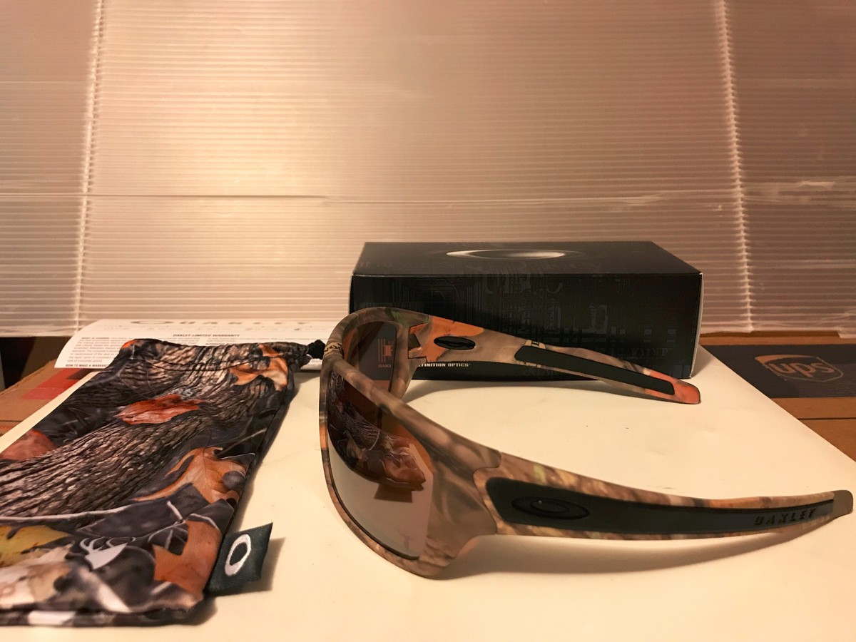 Oakley Turbine Men's Sunglasses - Woodland Camo/Black Iridium for