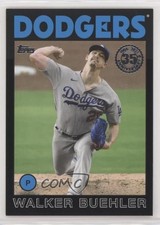 2021 Topps 1986 Baseball 35th Anniversary Black /299 Walker Buehler #86B-18 0hy8