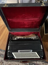 Crucianelli Pancordian Accordion Italian In Hard Case