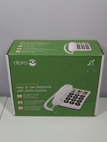 Doro PhoneEasy 331ph Big Button Photo Dial Phone Loud & Easy-to-Use complete new