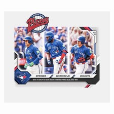 Springer Vladimir Guerrero Jr Kazuma Okamoto 2026 MLB Topps NOW Card 667 Presale