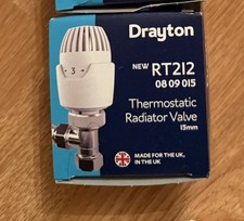 Drayton NEW RT212 0809015 Thermostatic Radiator Valve 15mm