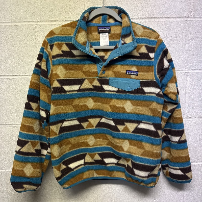 Patagonia Lightweight Synchilla Snap-T Fleece Pullover Women S Geometric Jacket