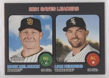 2022 Topps Heritage Black Border /50 Liam Hendriks Mark Melancon #66 6ns