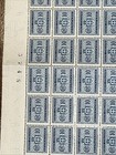 1945 ITALY SHEETS 100 STAMPS 10c 10LIRAS PLATE 3748 MINT OG WATERMARK REVENUE — photo 4
