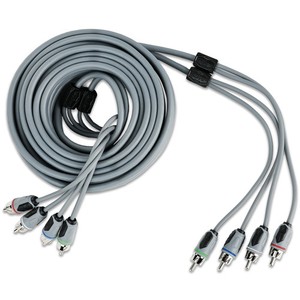 Skar Audio SKM4CHRCA25 25-Foot 4-Channel Marine Grade RCA Interconnects