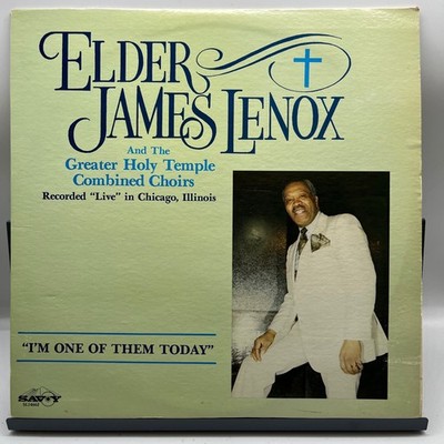 ELDER JAMES LENOX I'm One Of Them Today LP Savoy 14662 1982 EX/VG+ Gospel Soul