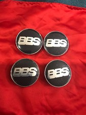 Juego de 4 tapacubos centrales de aleación bbs 60 mm negro plata nuevo 4 piezas