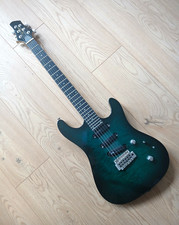 Los Angeles 6-String Solid Body Electric Guitar Green RH 24 Frets 2024