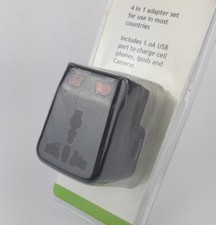 International Power Adapter / Travel power adapter w/USB Charger Travel Gear new