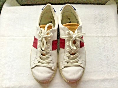 ECCO Street Lite White Leather Sneaker Women s Shoes Size US 9-9.5 | EU 40 |