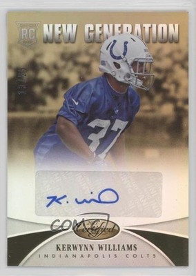 2013 Certified Mirror Gold Signatures 13/25 Kerwynn Williams Rookie Auto RC nd3
