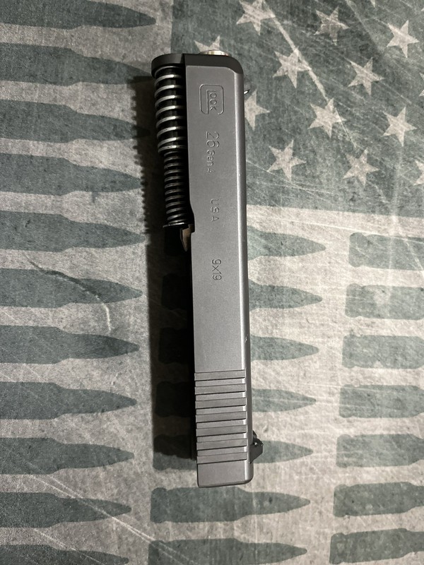 Glock 26 Gen 4 Complete OEM Slide w/ SS Barrel *Excellent Condition