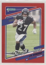 2021 Panini Donruss Press Proof Red JK Dobbins #210 6f8