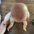 VTG/ANTIQUE COMPOSITION HEAD DOLL, 17" TALL — photo 10