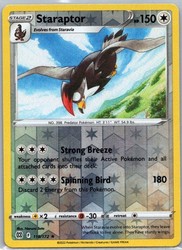 Staraptor 119/172 Brilliant Stars Reverse Holo