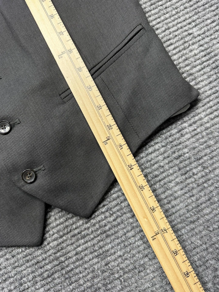 Chaleco Hombre Zara Grande Negro Traje Formal Chaleco 5 Botones Ajustable Foto 2 de 4