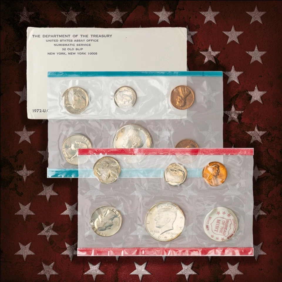 1970-1999 US Mint Set Run 390 Coins 28 Sets 3 Decades Includes All Ike Years OGP - Image 4 of 4