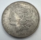 1921 Denver Mint USA Morgan One Dollar 90% Silver $1 Coin Mint D B27